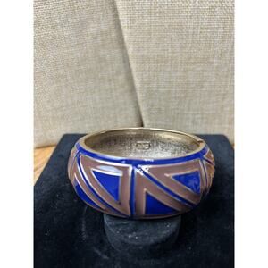 Sequin Nordstrom Multicolor Gold Tone Statement Enamel Bangle Bracelet #546
